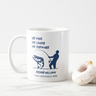 Mug Retraite Pêcher le Parrain Gros Poisson Cadeau