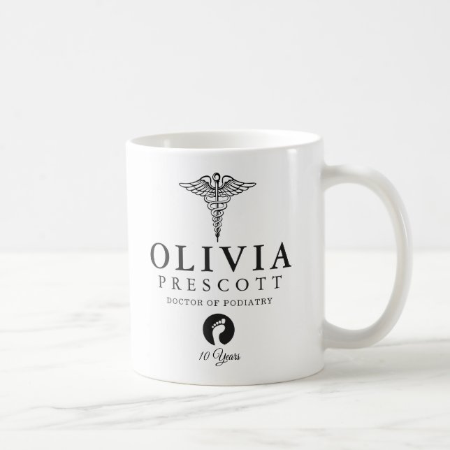 Mug Retraite professionnelle de l'obtention du diplôme (Droite)