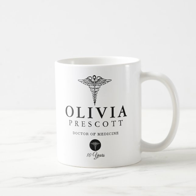 Mug Retraite professionnelle Médicale de l'obtention (Droite)