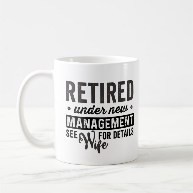 Mug retraité sous la nouvelle direction, voir femme po (Gauche)