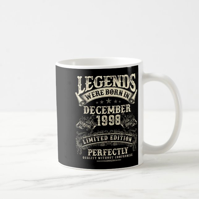 Mug Retro 27th Birthday For Men 27 Year Old December 1 (Droite)