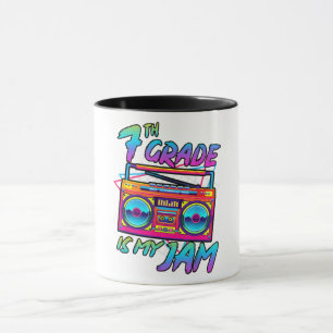 Mug Rétro 80s 7e année est mon truc retour à l'école