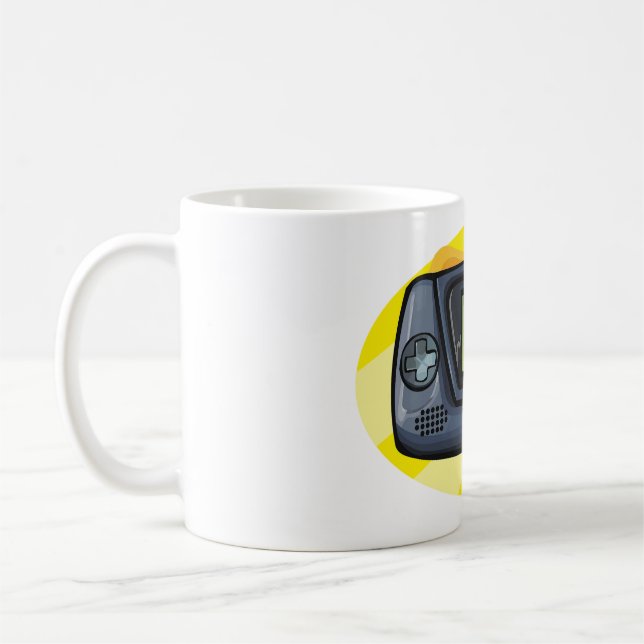 Mug Retro 90s Handheld Game Console Gamer (Gauche)