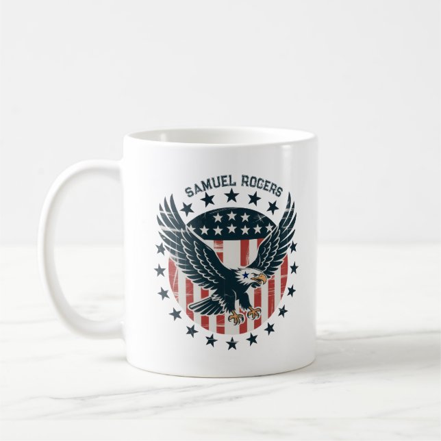 Mug Retro American Eagle  (Gauche)