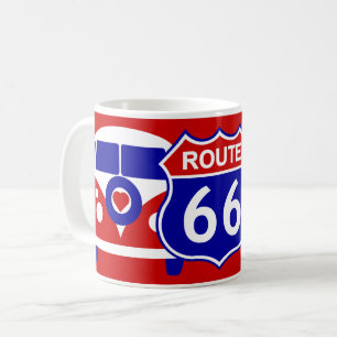 Mug Retro Amour et Paix Camper Van Life