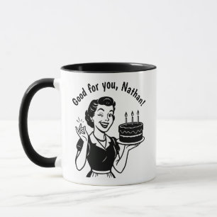 Mug Retro Anniversaire Cheer Cadeau