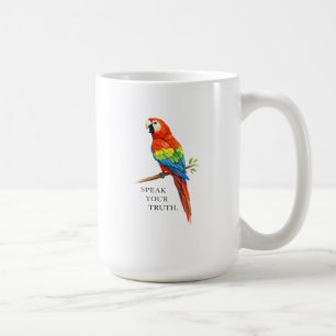 Mug Retro Ara Macao Cottagecore Exprimez Votre Vérité