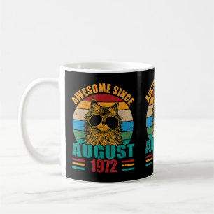 Mug Rétro Awesome depuis août 1972 50e anniversaire 50