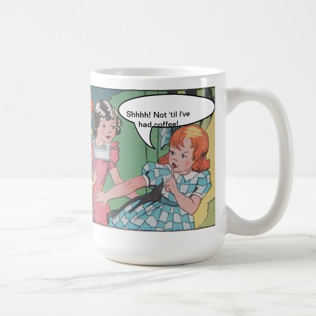Mug Rétro bande dessinée vintage drôle comique (Droite)
