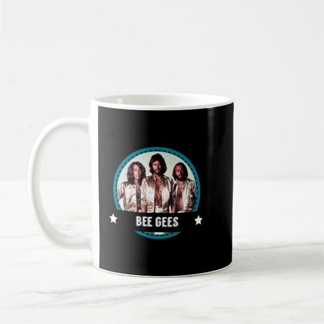 Mug Retro Bee Gees Band les années 70 Tribute Icons (Gauche)