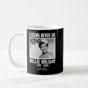 Mug Retro Billie Vacances Signature Légendes Jamais Mo