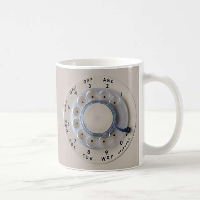 Mug Rétro cadran rotatoire de téléphone (Droite)