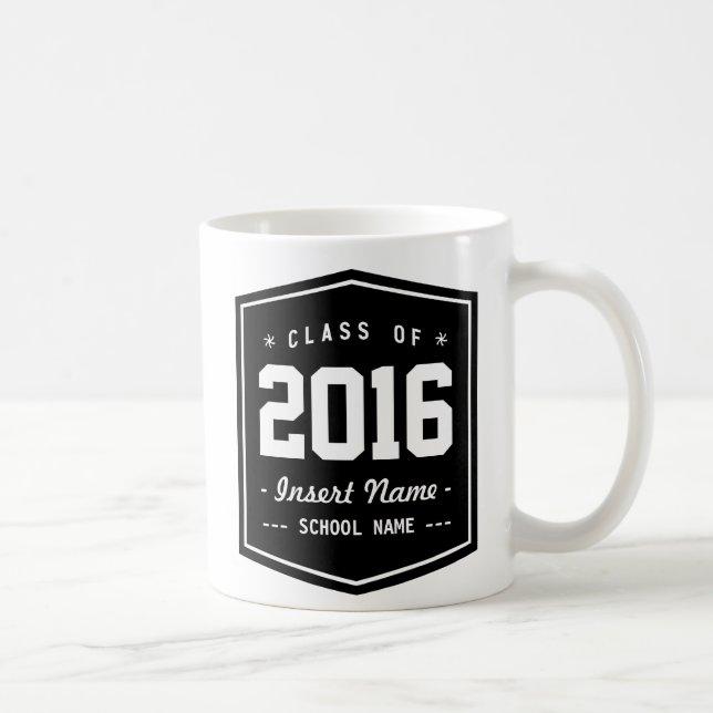 Mug Rétro classe élégante (Droite)