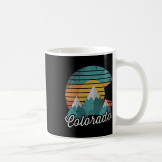 Mug Retro Colorado Mountains Accueil Amour Famille Vac