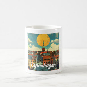 Mug Retro Copenhagen Skyline