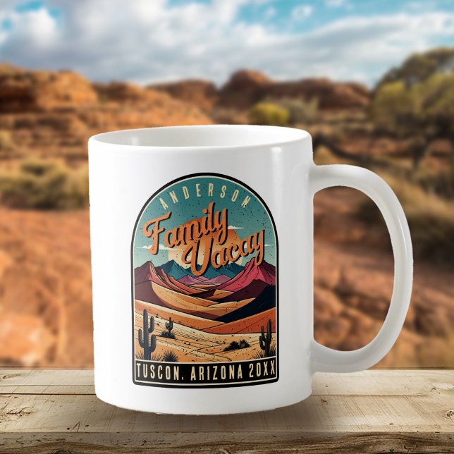 Mug Retro Desert Family Vacation ID1134 (Créateur téléchargé)