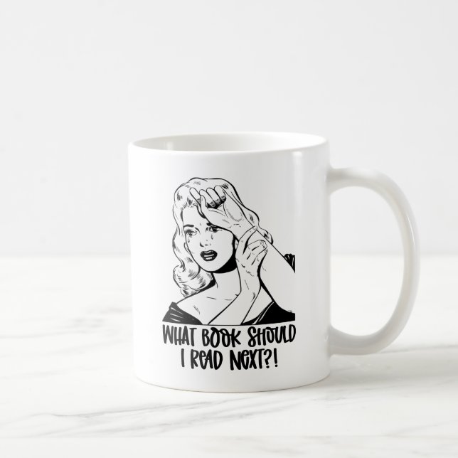 Mug Retro Drama Reading Lover Mème (Droite)