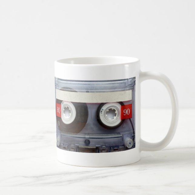 Mug Rétro enregistreur à cassettes d'amusement (Droite)