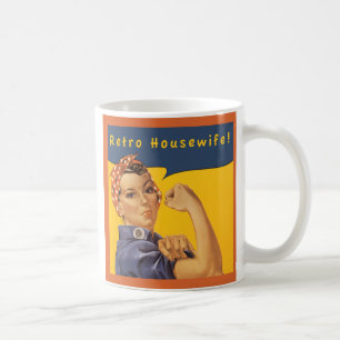 Mug Rétro femme au foyer !