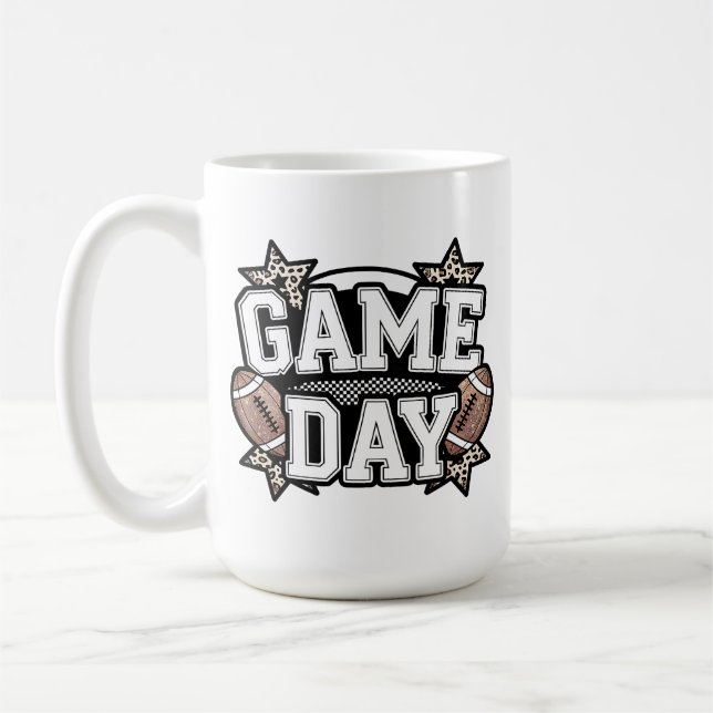 Mug Retro Football Game Day (Gauche)