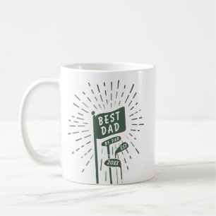 Mug Retro Funny Meilleur Papa Par Photo Golf Clubs