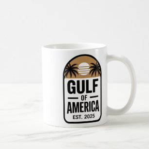 Mug Retro Golfe De Usa Amérique Est 2025 Golfe Mexique