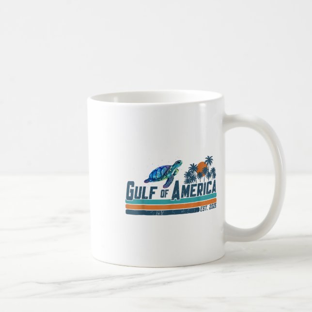 Mug Retro Golfe De Usa Amérique Est 2025 Turtle Gulf M (Droite)