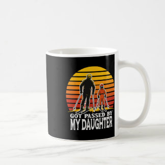 Mug Retro Got Ped By My Daughter Funny Skiing Design 