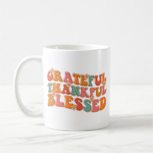 Mug Rétro Grateful Thanksgiving