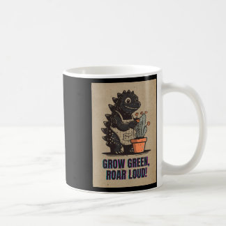Mug Rétro Greenzilla – Autocollant de jardinage Godzil