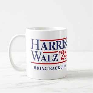Mug Retro Harris Walz '24 - Ramenez la joie