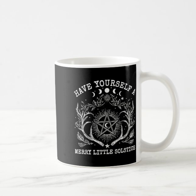 Mug Retro Have Yourself A Merry Little Solstice Yule C (Droite)