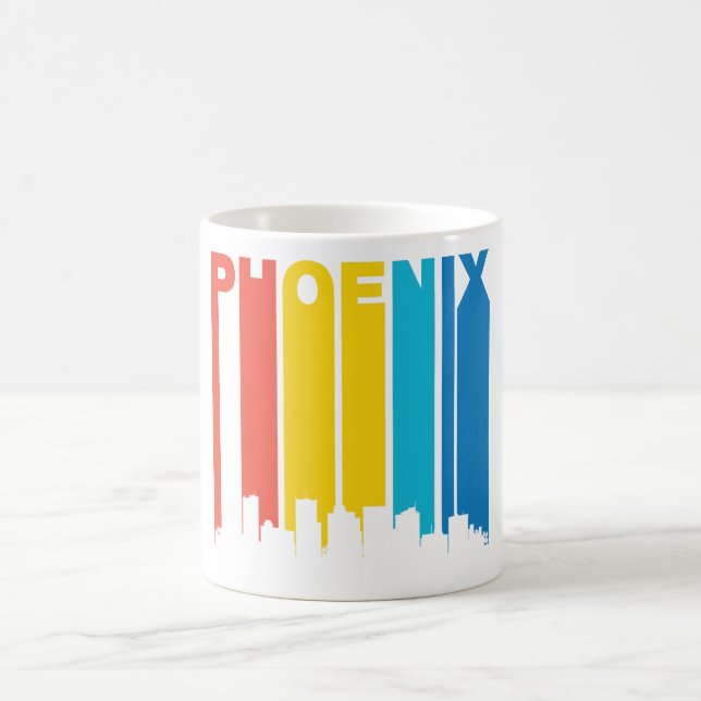 Mug Rétro horizon de Phoenix (Centre)
