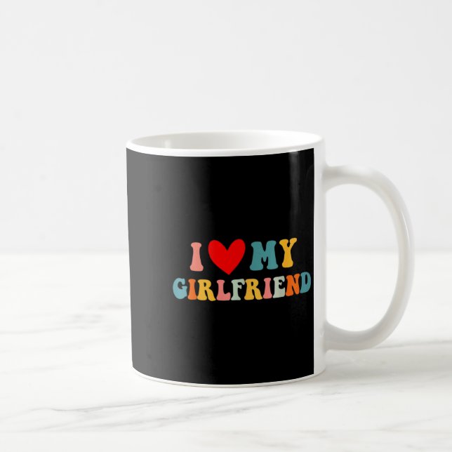 Mug Retro I Love My Girlfriend I Heart My Girlfriend V (Droite)