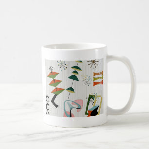 Mug Rétro inspiré de l'ère Eames atomique