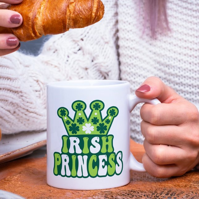 Mug Retro Irish Princess St. Patrick's Day (Créateur téléchargé)