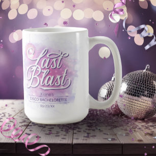 Mug Retro Last Blast Disco Enterrement de Vie de Jeune