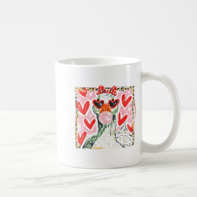 Mug Retro Leopard Valentine Goose Funny Nk Coquette Lo (Droite)
