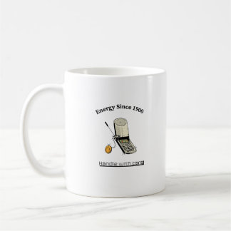 Mug Rétro 'Manipuler avec soin'