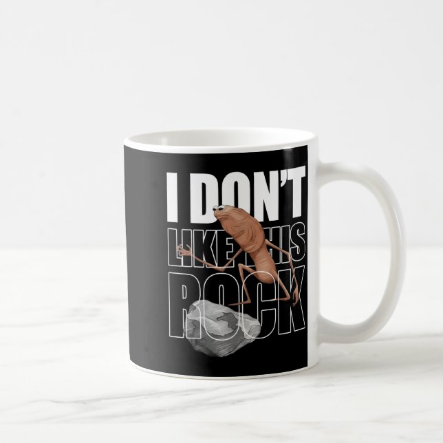 Mug Retro Marcus The Worm I Don't Like This Rock  (Droite)