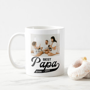 Mug Retro Meilleur Papa Jamais Photo