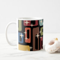 Retro Mid-Century Moderne Abstrait