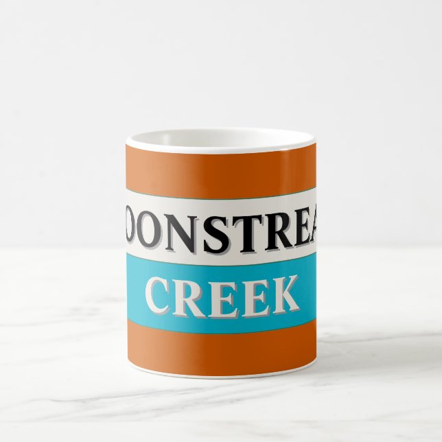 Mug rétro "Moonstream Creek" (Centre)
