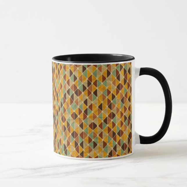 Mug Rétro motif géométrique 3 (Droite)