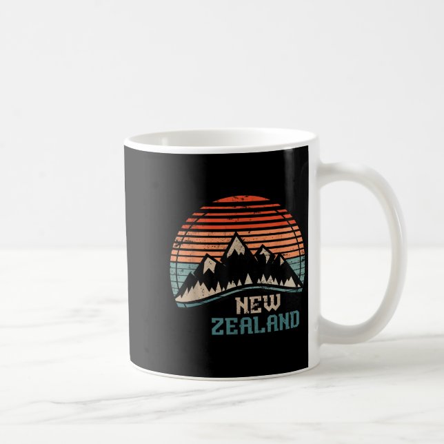 Mug Retro Mountains New Zealand  (Droite)