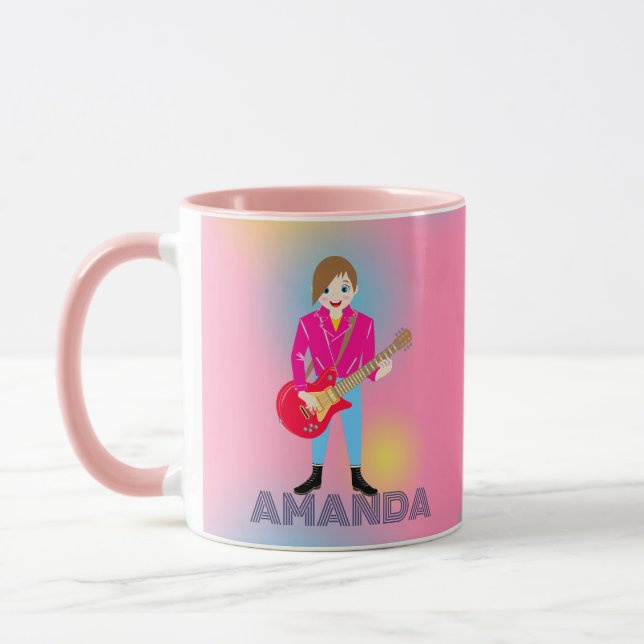Mug Retro music girls band Birthday Party (Gauche)