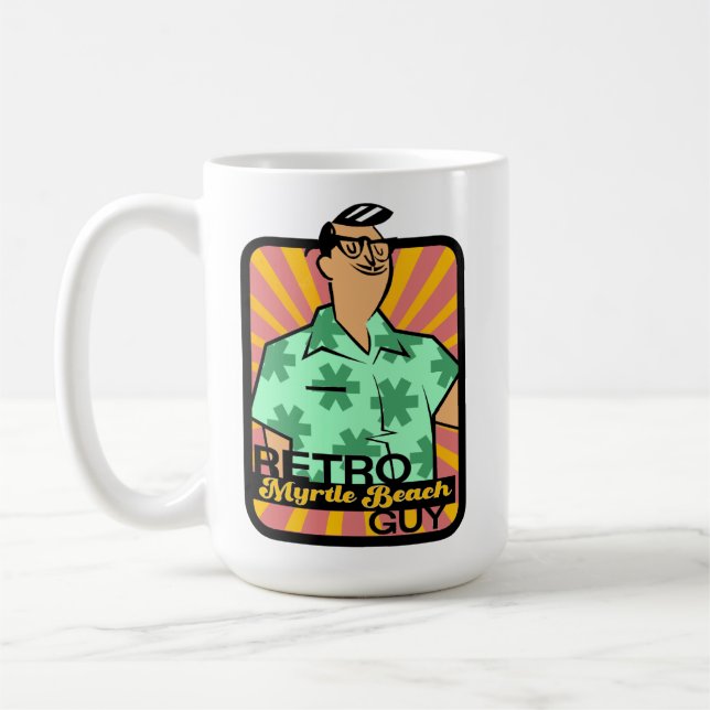 Mug Rétro Myrtle Beach Guy (Gauche)