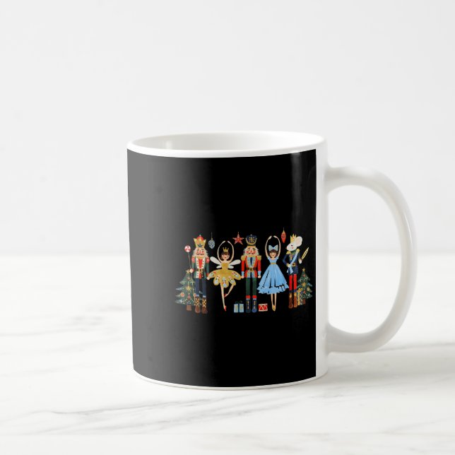 Mug Retro Nutcracker Ballet Christmas Tree Shirts For  (Droite)