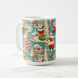 Mug Retro Père Noël Wonderland 2