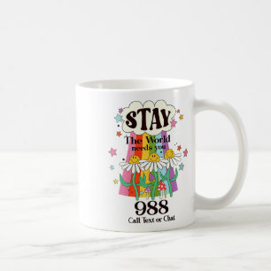 Mug Retro Restez Le Monde A Besoin De Vous Prévention 